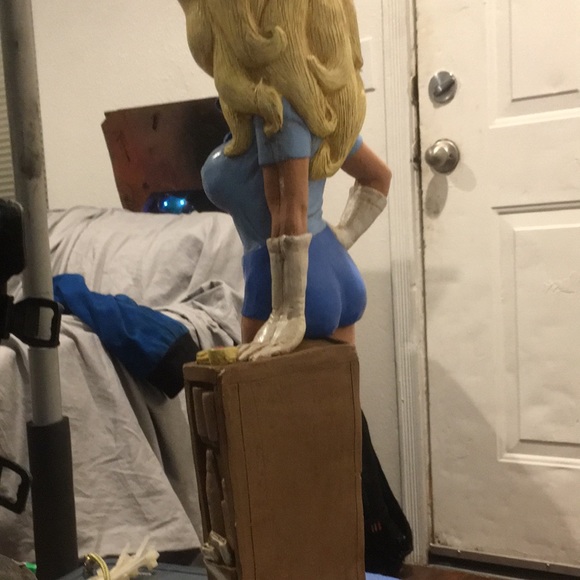 1976 vintage flight attendant why yes fly me collectible lamp - Picture 6 of 8